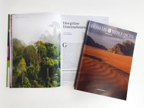 Die neue Print-Ausgabe des Magazins Human Resources Manager ist erschienen. Schwerpunktthema: Nachhaltigkeit.