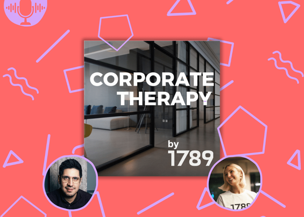 Im Podcast „Corporate Therapy“ liegt metaphorisch immer jemand auf der Couch – Menschen in Organisationen, die Hosts selbst oder auch „die Corporate“ als Gesamtkonstrukt.